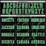 Sports Grass Green-White Sublimation Black Lightning Custom Uniform Soccer Jersey