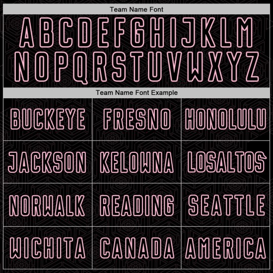 Soccer Sports Light Jersey Sublimation Custom Shape Geometric Pink Black Uniform