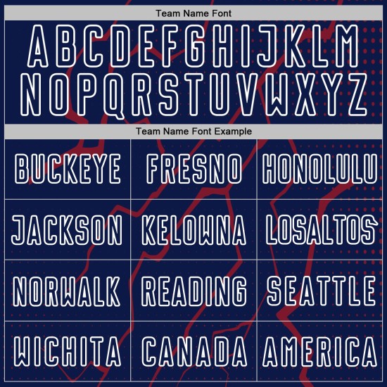 Sports Crimson-White Lightning Navy Uniform Sublimation Soccer Custom Jersey